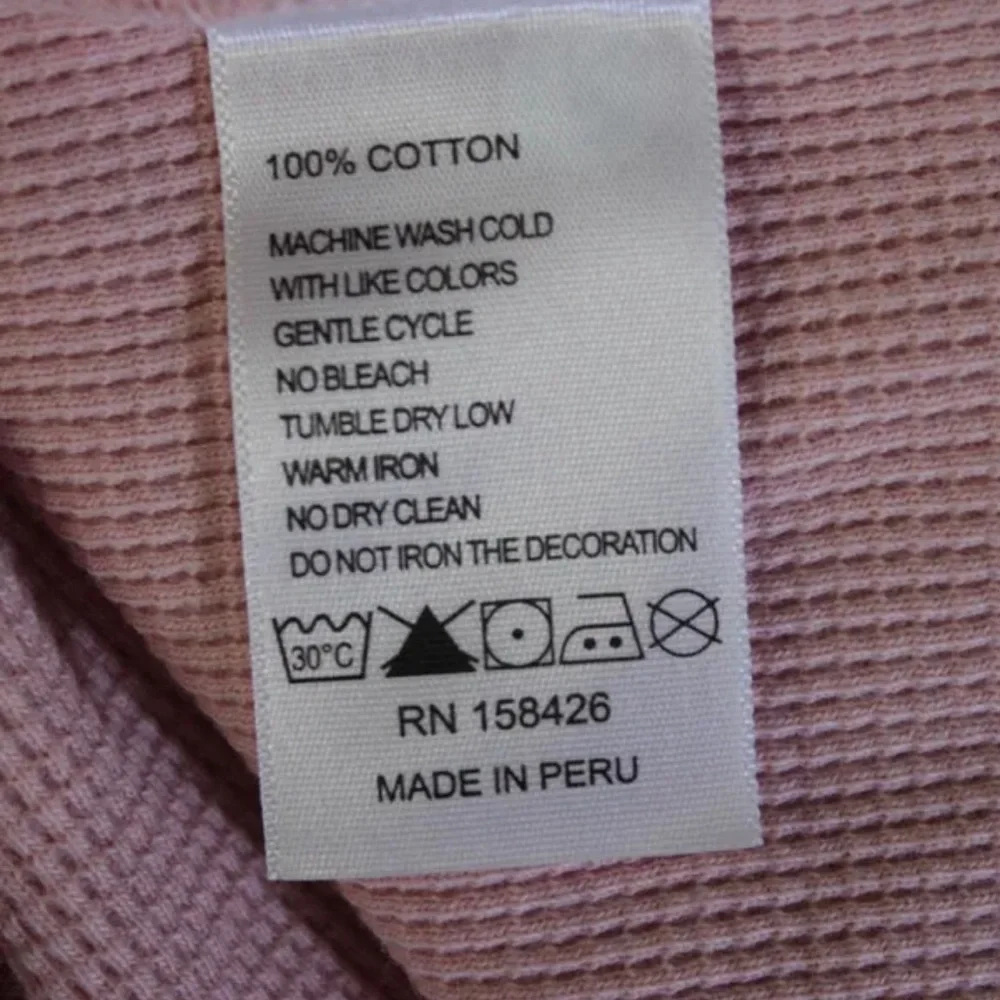 Leallo waffle cotton stretch hoodie sweatshirt - Picture 5 of 9